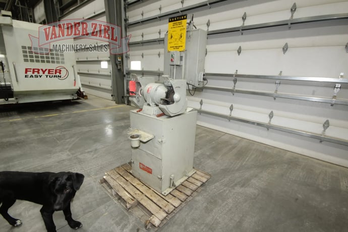 8" Setco #SPL, Double End Pedestal Grinder, 1 HP, 1800 RPM, 460 V., 3 Ph. - Image 3