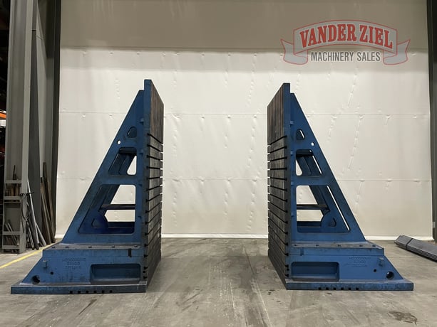114" x 66" DieLink Synergis Angle Plates, Pair, 1-1/8" T-Slots on 6" Centers - Image 1
