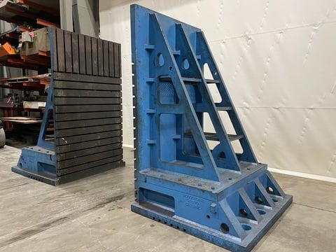 114" x 66" DieLink Synergis Angle Plates, Pair, 1-1/8" T-Slots on 6" Centers - Image 2