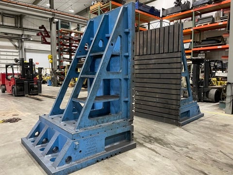 114" x 66" DieLink Synergis Angle Plates, Pair, 1-1/8" T-Slots on 6" Centers - Image 7