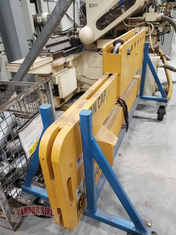 11 Ton, Caldwell #CPLS-11, Coil Hook, 72" Throat Depth, with Roll Around Cart - Image 2