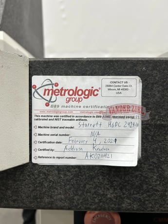 Starrett #HGDC-2424-18, coordinate measuring machine, 24" x 24" x 16" Travels, Renishaw PH10T Plus Probe - Image 10
