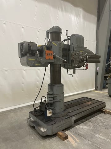 5' - 11" Carlton #1A, Radial Drill, 12" Spindle Travel, 2-1/2" Spindle diameter, #4 MT - Image 2