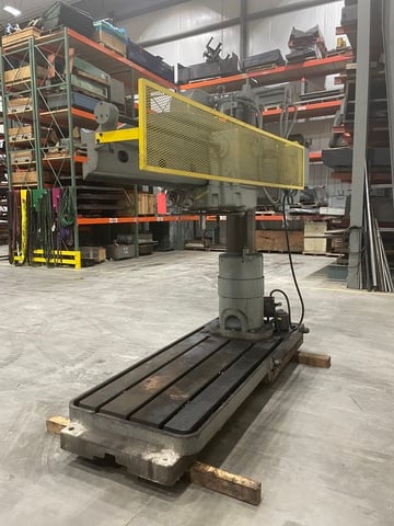 5' - 11" Carlton #1A, Radial Drill, 12" Spindle Travel, 2-1/2" Spindle diameter, #4 MT - Image 4