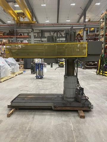 5' - 11" Carlton #1A, Radial Drill, 12" Spindle Travel, 2-1/2" Spindle diameter, #4 MT - Image 6