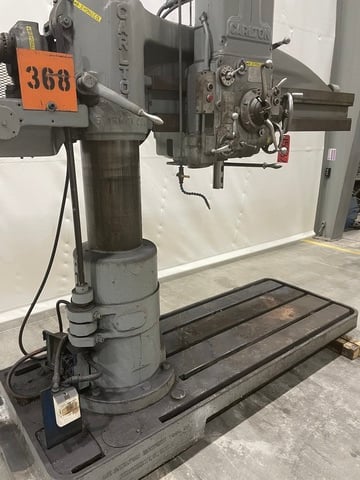 5' - 11" Carlton #1A, Radial Drill, 12" Spindle Travel, 2-1/2" Spindle diameter, #4 MT - Image 7