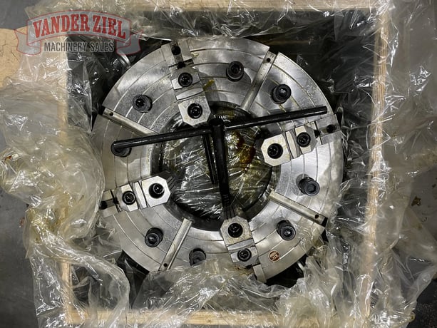 25" BTC 4-Jaw Manual Chuck, 12.5" Bore, A1-20 Mount, Reversible Top Jaws, 2-Piece, NEW - Image 6