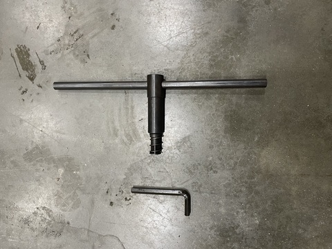 25" BTC 3-Jaw Scroll Chuck, 12.5" Bore, A1-20 Mount, Reversible Top Jaws, 2-Piece, NEW - Image 6
