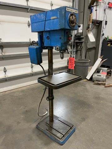 15" Rockwell Delta #15-655, Drill Press, 11" x 14" Table, 425-4700 RPM, 6" Quill Stroke - Image 6