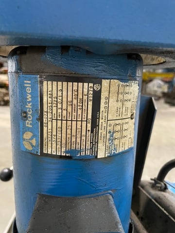 15" Rockwell Delta #15-655, Drill Press, 11" x 14" Table, 425-4700 RPM, 6" Quill Stroke - Image 7