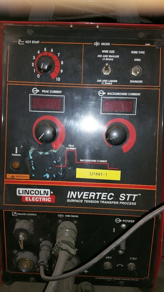 Lincoln #Invertec-STT, Welder with Lincoln LN-742 Feeder, 225 Amps @ 60%, 208/230/460 V. - Image 3