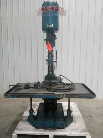 26" Allen-Bradley #2-1/2-MA, Drill Press, 55" x 28" Table, 150-1800 RPM, 1-5/8" Spindle Nose diameter - Image 1