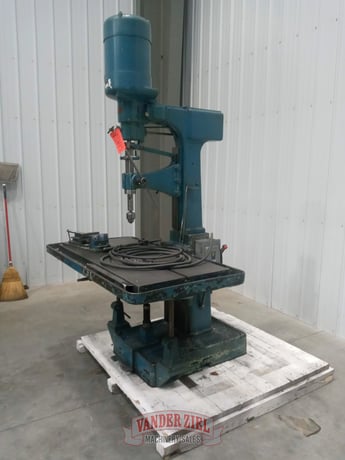 26" Allen-Bradley #2-1/2-MA, Drill Press, 55" x 28" Table, 150-1800 RPM, 1-5/8" Spindle Nose diameter - Image 3