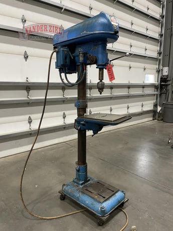 18" Buffalo #18, Drill Press, 14" x 14" Table, 3/4" Capacity in Mild Steel, 1 HP, 305-1945 RPM - Image 2