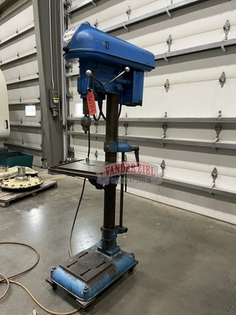 18" Buffalo #18, Drill Press, 14" x 14" Table, 3/4" Capacity in Mild Steel, 1 HP, 305-1945 RPM - Image 6