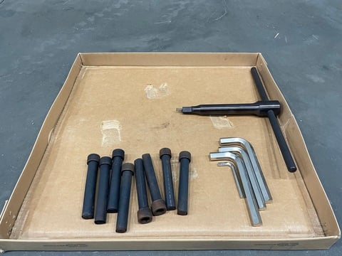 25" Samchully 4-Jaw Scroll Chuck, 8.5" Bore, A2-15 Mount, Reversible Top Jaws, 2-Piece, NEW - Image 6