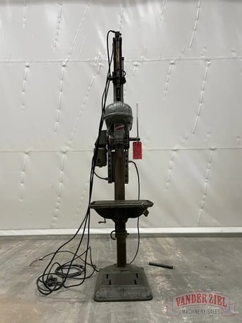 15" Rockwell Delta #124-2783, Drill Press, 12.5" x 17" Table, 1/2 HP, 1725 RPM, 4" Quill Travel - Image 1