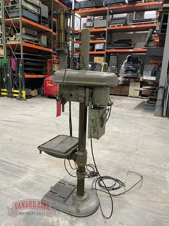 15" Rockwell Delta #124-2783, Drill Press, 12.5" x 17" Table, 1/2 HP, 1725 RPM, 4" Quill Travel - Image 4