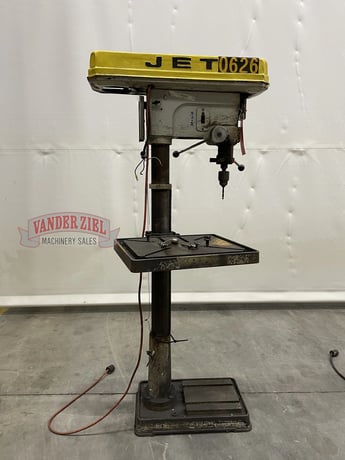 20" Jet #JDP-20MF, Drill Press, 1-1/2 HP, 12 Speeds 150-4,200 RPM, MT-3 Taper, 115/230 V., 1 Ph. - Image 1