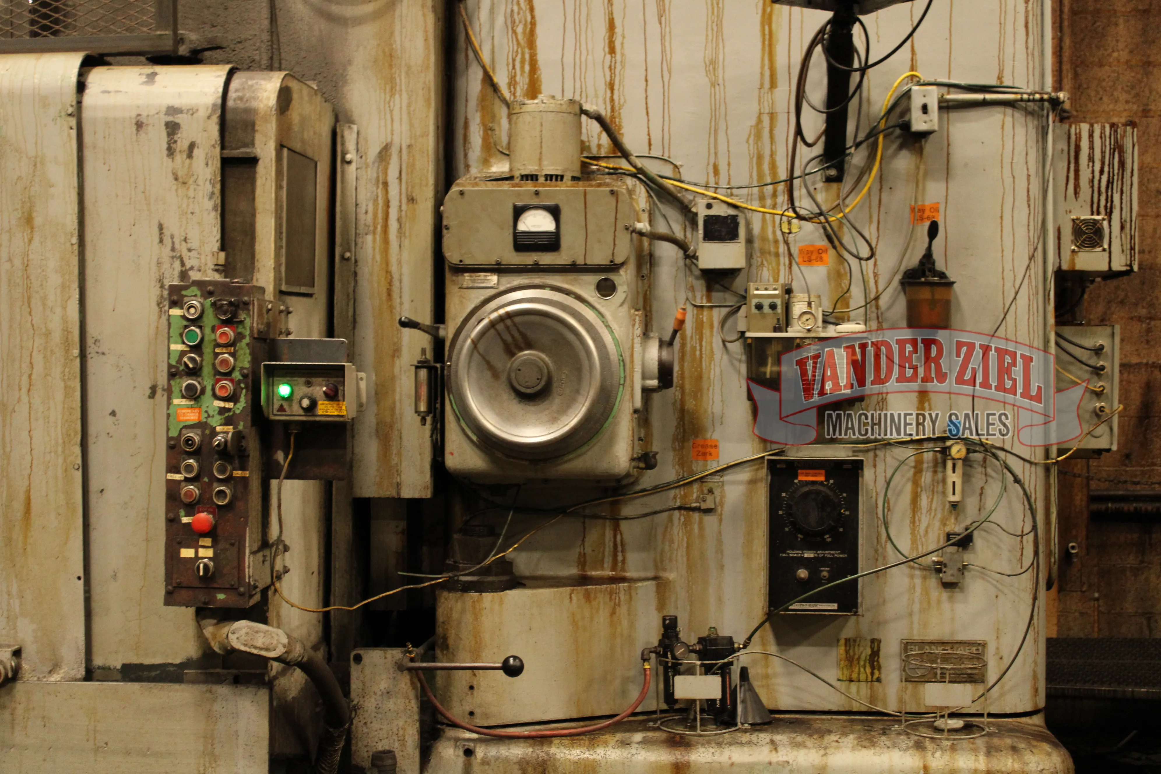 Blanchard #42HD-84, Rotary Surface Grinder, 84" Table, 42" Wheel, 250 HP, 85" Swing, 36" Vertical Range - Image 3