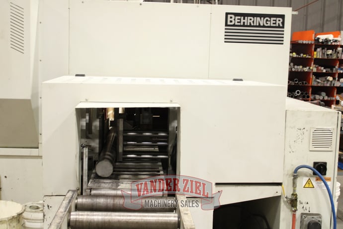 12.6" x 13.8" Behringer #HBE321A-Dynamic, Horizontal Band Saw, 1-1/4" Blade, 50-360 FPM, 5 HP, Servo Feed - Image 2