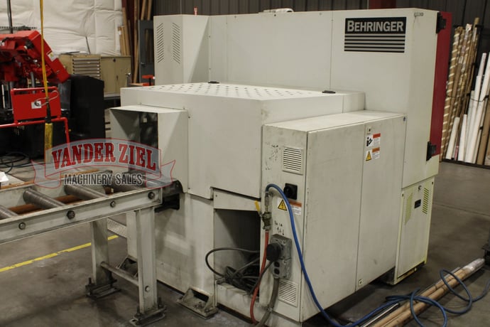 12.6" x 13.8" Behringer #HBE321A-Dynamic, Horizontal Band Saw, 1-1/4" Blade, 50-360 FPM, 5 HP, Servo Feed - Image 3