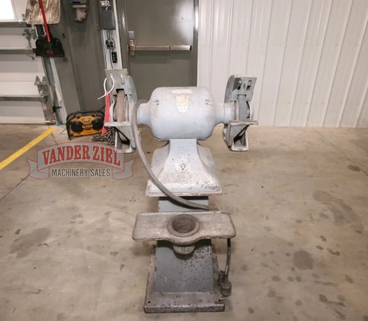 10" United States Electrical Tool Pedestal Grinder, 1 HP, 1800 RPM, 12" x 1-1/2" x 1" Wheel, 440 V., 3 Ph. - Image 2