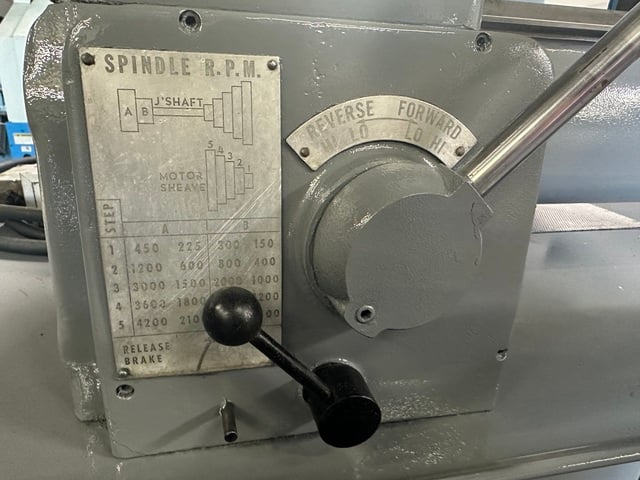 9" x 20" Rivett #957-1303-5C, High Precision Second Operation Lathe, 225-2800 RPM, 0.5 HP, 3/4" bore, 5C - Image 3