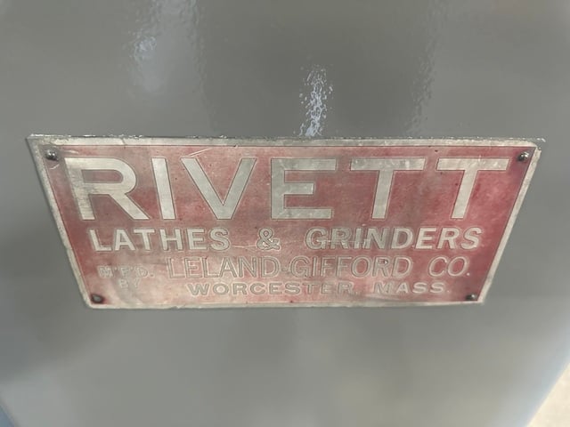 9" x 20" Rivett #957-1303-5C, High Precision Second Operation Lathe, 225-2800 RPM, 0.5 HP, 3/4" bore, 5C - Image 5