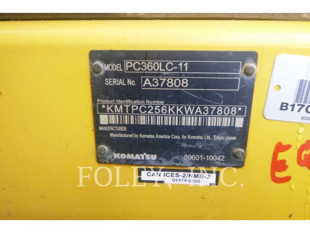 Komatsu PC360LC-11, 7028 hours, S/N: A37808, 2020 - Image 6