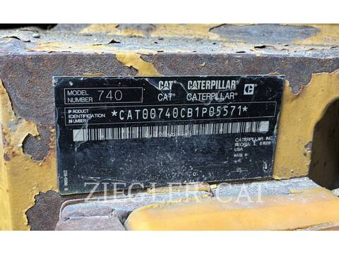 Caterpillar 740, Articulated Truck, 14551 hours, S/N: B1P05571, 2010 - Image 6