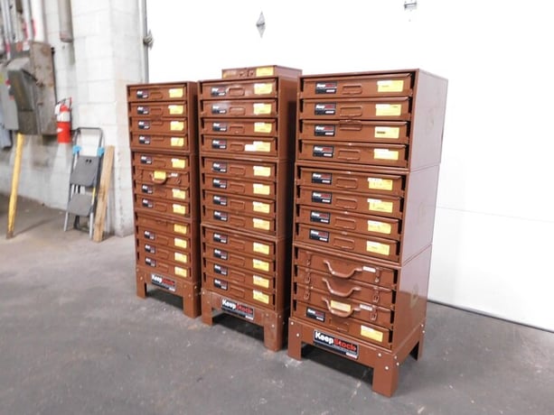 36 Drawer, Lawson stackable metal drawer storage compartments - Image 4
