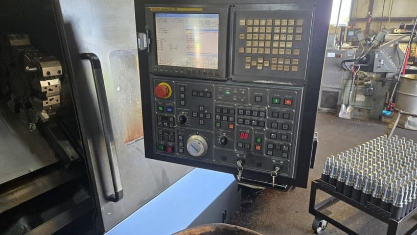 Daewoo Doosan #Puma-300LC, CNC lathe, Fanuc 21iTB, 23.2" swing, 50.4" centers, 12" chuck, 4" bar, 2007 - Image 6