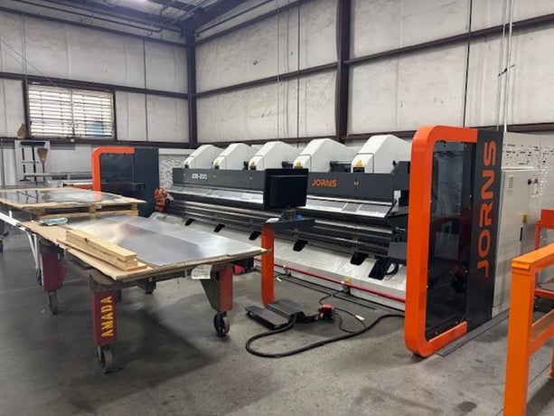 204" Jorns #JDB-200G, double bending CNC folding machine, CP300 controller, hydraulic cooling system, 2021 - Image 5
