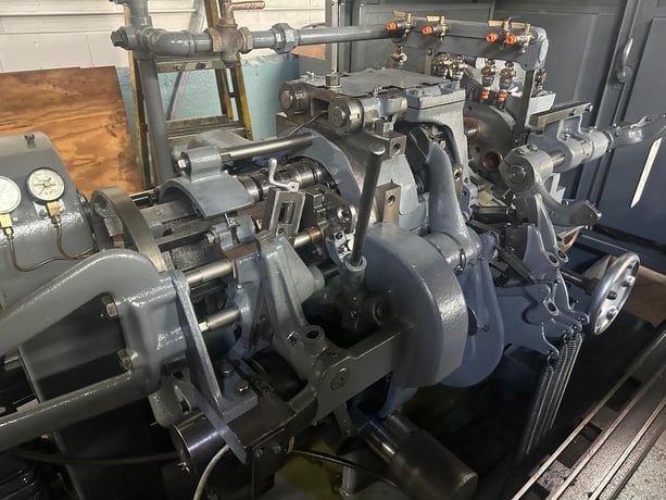 Davenport #Long-Bed, 5 spindle, 3/4" cap., stock reel & stand, chip conveyor, noise tamer, serial #8668-L - Image 2
