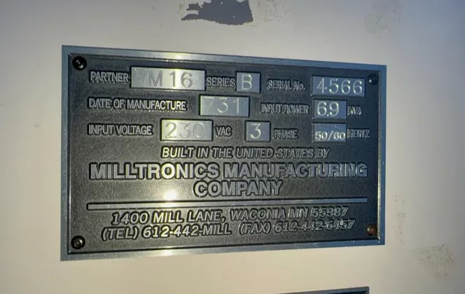 Milltronics #VM16, CNC Vertical Machining Center, 12" x 40" Table - Image 8