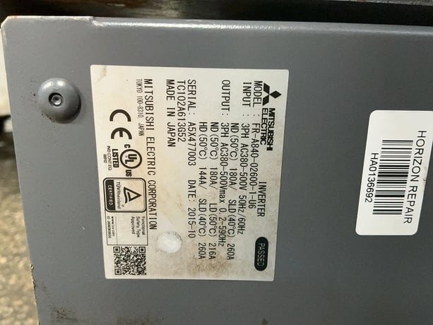 Mitsubishi Electric #FR-A840-02600-1-U6, Speed Drive - Image 3