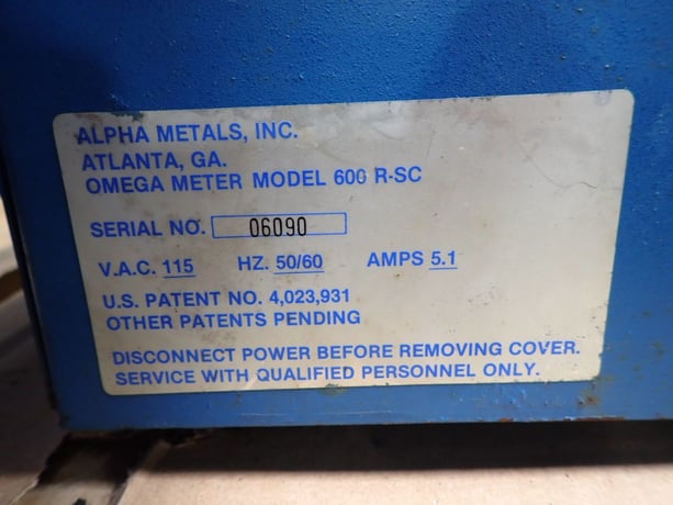 Alpha Metals #600R-SC, Ionic Contamination Test System - Image 3