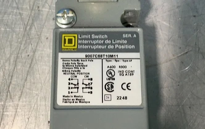 Square D #9007C68T10M11, Limit Switches - Image 8