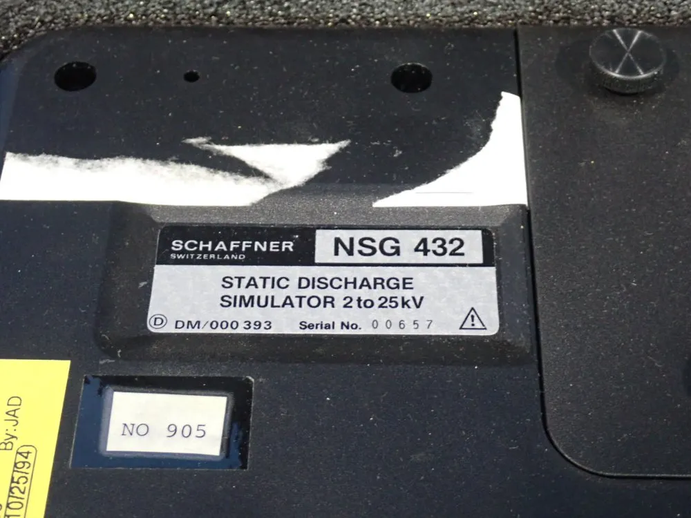 Schaffner #NSG432, Static Discharge Simulator - Image 6