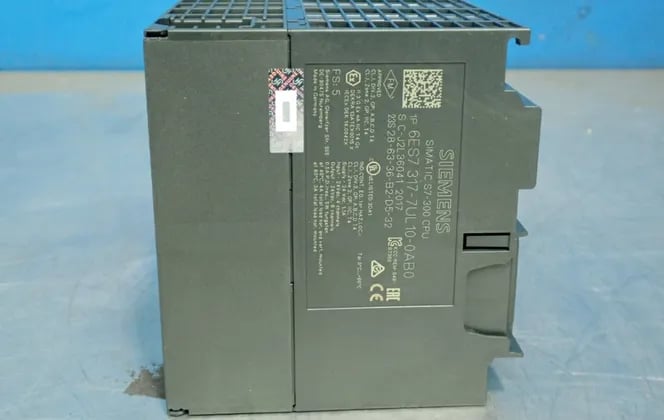 Siemens #6ES7317-7UL10-0AB0, Central Processing Unit - Image 2