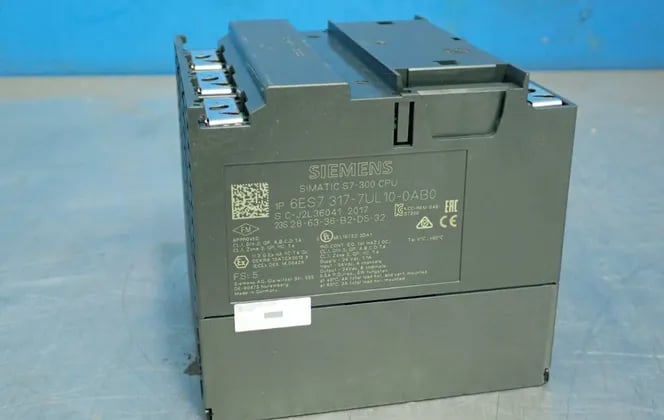 Siemens #6ES7317-7UL10-0AB0, Central Processing Unit - Image 3
