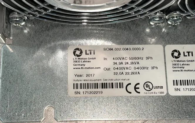 LTI Motion #SO84.032.0040.0000.2, Servo Drive (2 available) - Image 9