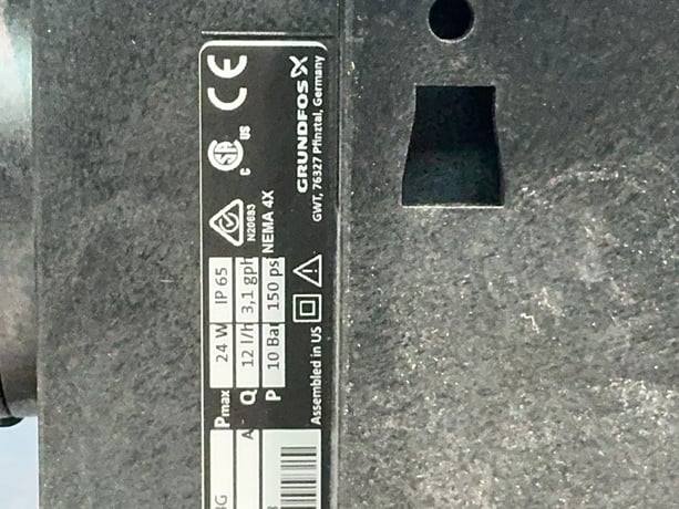 Grundfos #DDA12-10AR-SS/T/SS-F-31VVBG, Smart Digital Dosing Pump, 150 PSI - Image 6