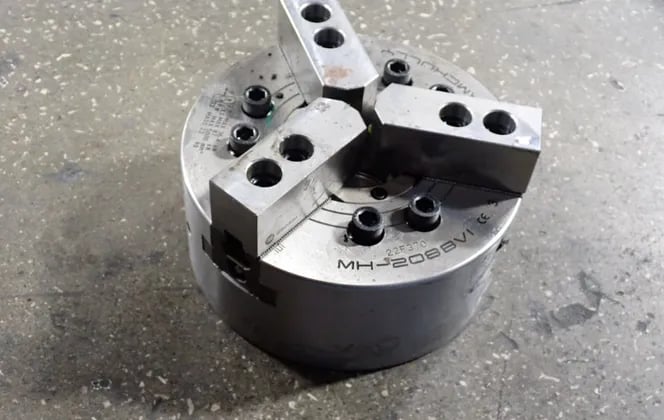9" Samchully #MH-208BVI, 3-Jaw Chuck - Image 3