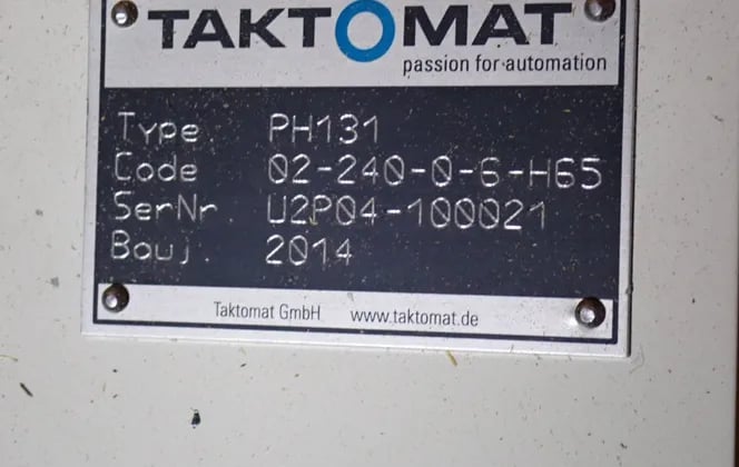 Taktomat #PH131, Rotary Table, 2014 - Image 8