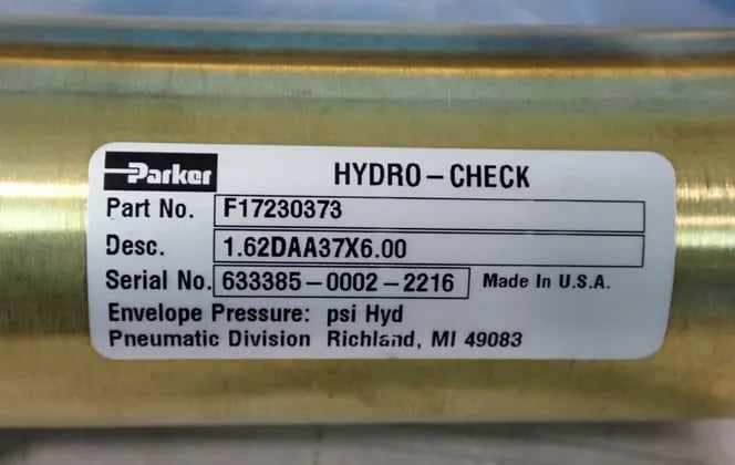 Parker #F17230373, Hydro-Check Valve - Image 3