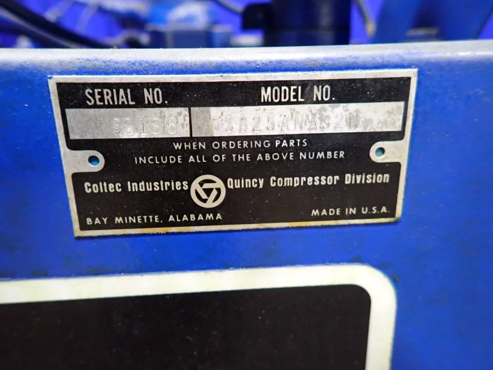 Quincy #OSB-25ANA32N, Air Compressor - Image 5