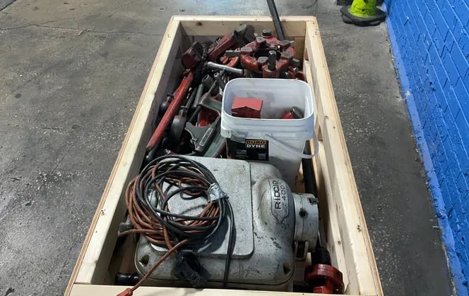 Ridgid #400, Pipe Threader with Tooling - Image 9
