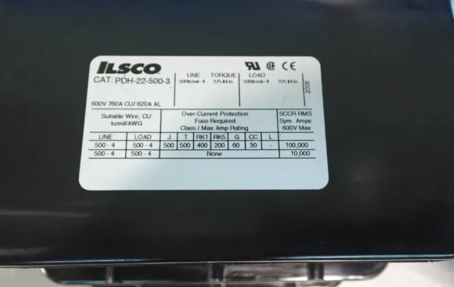 Ilsco #PDH-22-500-3, Terminal Block, 3 Poles - Image 3